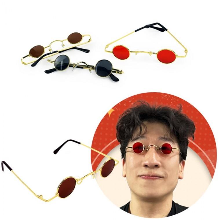 마이콜 분장 복고풍 레옹 힙합 썬그라스 알작은 선글라스