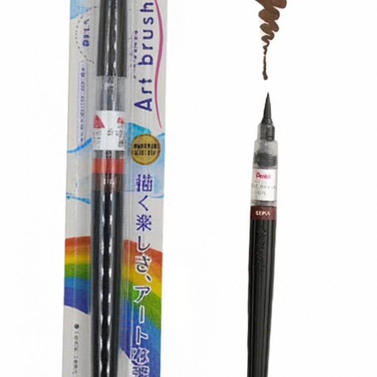 컬러붓펜 세피아 손글씨펜 일러스트도구