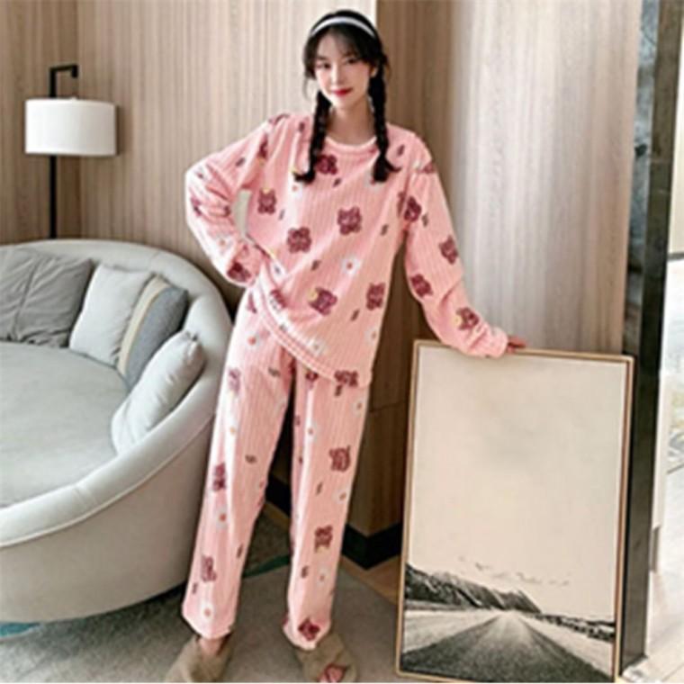 극세사 잠옷 세트 파자마잠옷 투피스잠옷 겨울파자마
