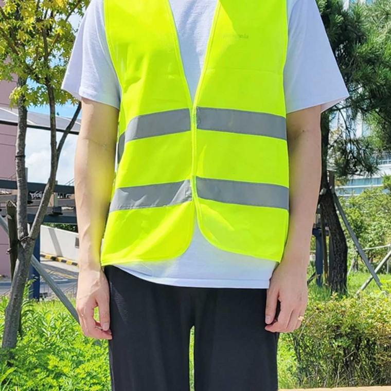 야광 안전 조끼 형광반사조끼 건설현장조끼