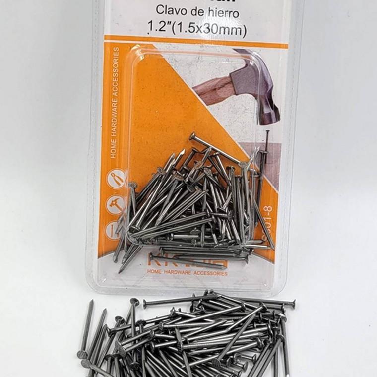 90PCS 강철 못 30mm 실버벨 시계못