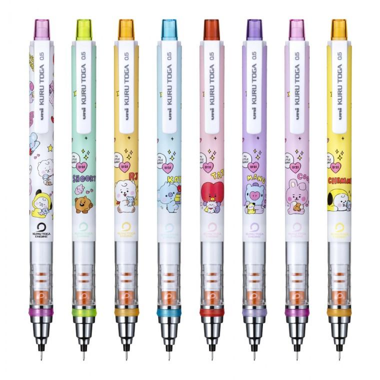 유니볼 쿠루토가 샤프 0.5mm BTS 2023 한정판 M5-650BT