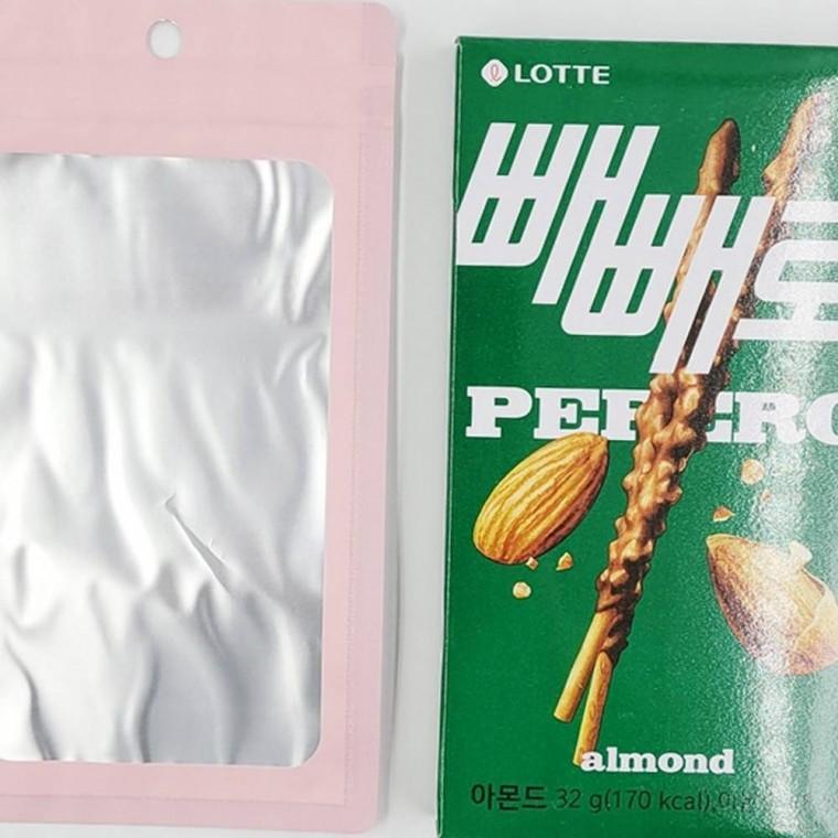 핑크 반투명 지퍼백 10X18cm PVC슬라이드지퍼백 PVC지퍼백 PVC파우치 PET지퍼백 반투명지퍼백