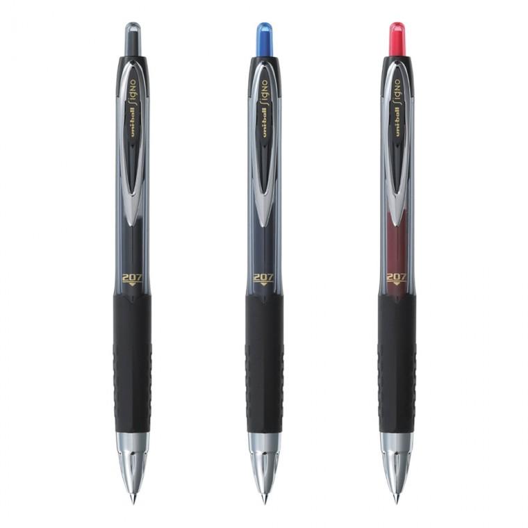 유니볼 시그노 볼펜 207 0.5mm UMN-207-05 1갑12개입/중성펜