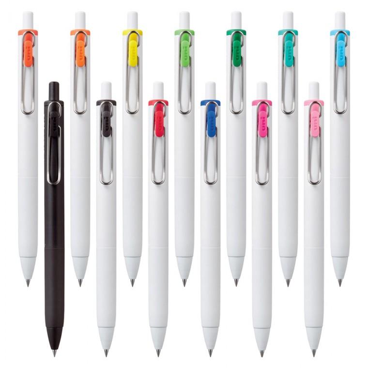 유니볼 원 중성펜 0.38 0.5mm UMN-S 10개입/uniball one 볼펜