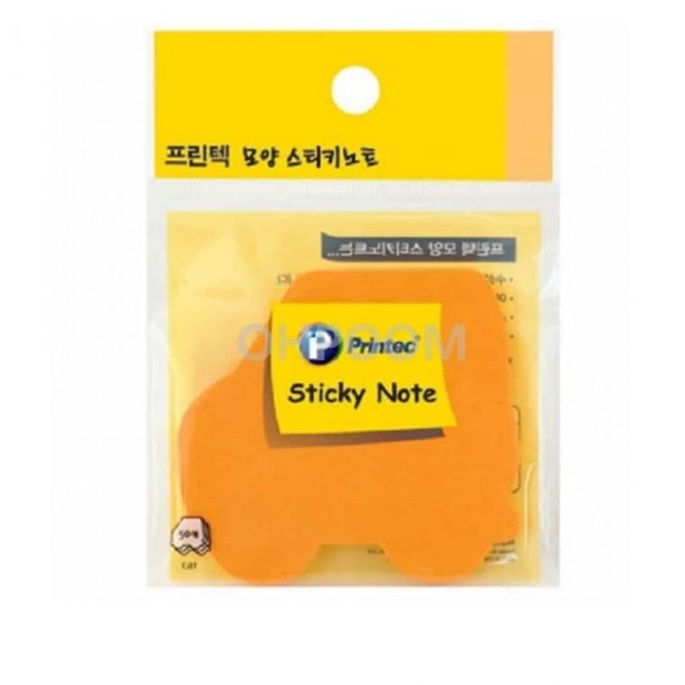 스티키노트 모양스티키 자동차 50매 영어공부 접착식메모지 스티커메모지