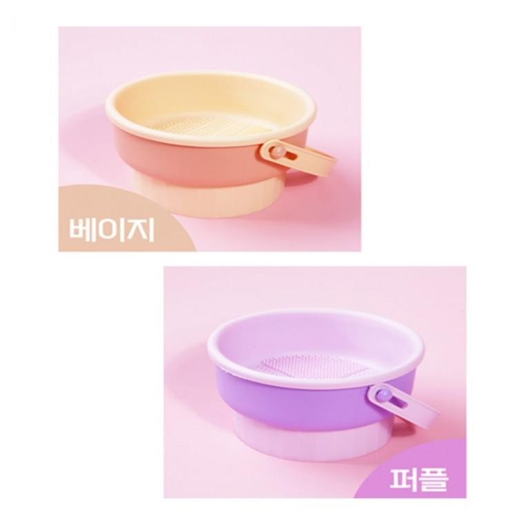 메이크업 브러쉬 세척 통 브러쉬꽂이 브러쉬클리너 메이크업브러쉬보관