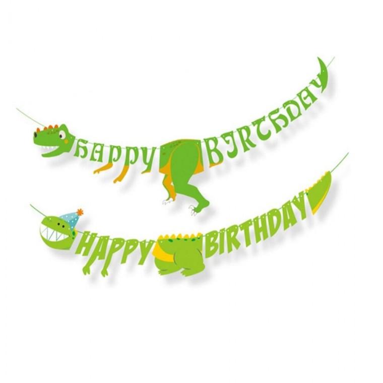 해피버스데이 공룡 가랜드 생일파티포토존 파티가랜드 공룡가랜드