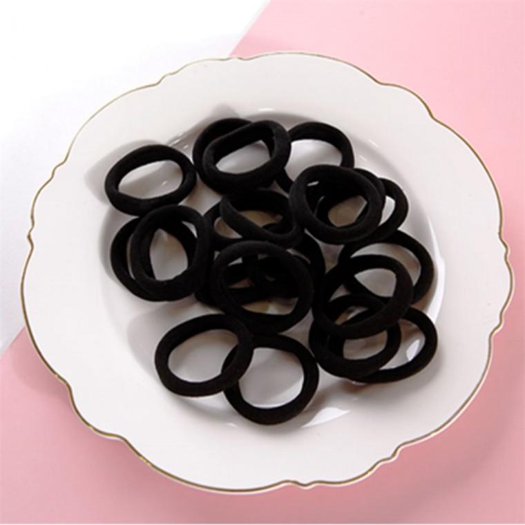 두꺼운 통통 머리끈 20개 헤어끈 헤어악세사리 여성머리끈