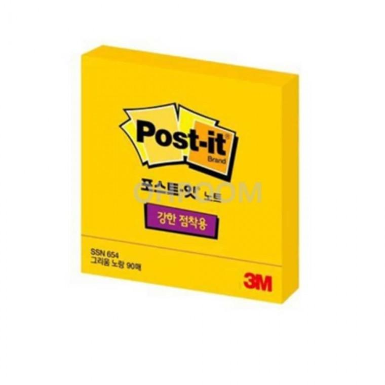 강한점착용 노트 그리움노랑 대학생노트 미니메모지 메모장