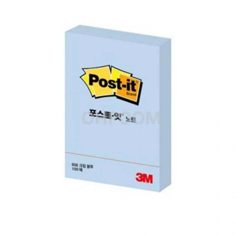 노트 크림블루 51x76mm 하늘 뜯어쓰는메모지 모니터메모 체크리스트메모지