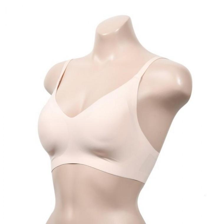 어 베이직 후크 브라 얇은끈브라 패드일체형브라 레이스노와이어브라