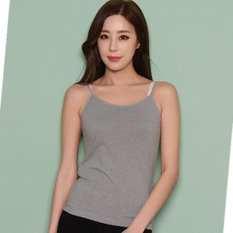 면스판 여성 끈런닝 여성나시티 여자나시티