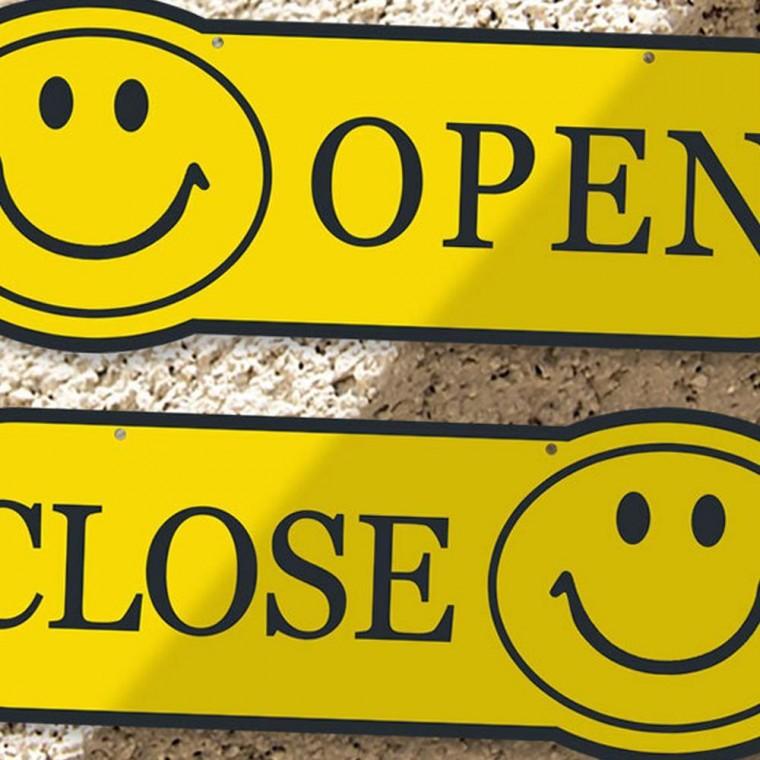 오픈 클로즈 안내 팻말 OPEN간판 오픈안내판