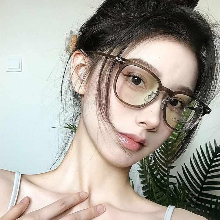 블루라이트차단뿔테안경 패션안경 뿔테안경테