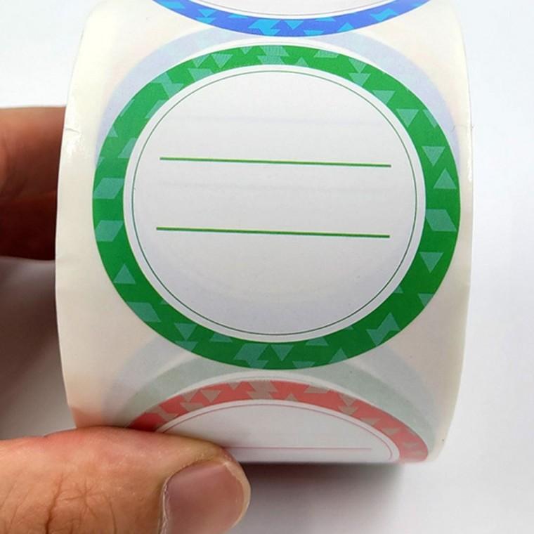 500장 원형 라벨지 5cm 롤라벨 식품스티커