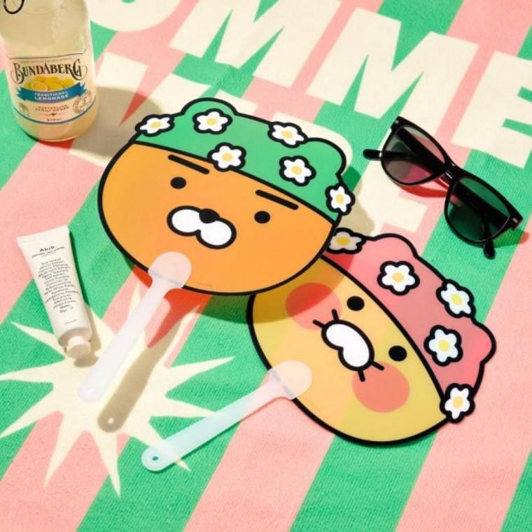 카카오프렌즈 KF PP 손부채 수영모 춘식이