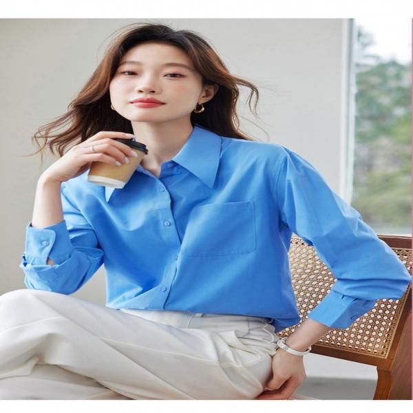 LF39600 2컬러 큰사이즈  봄 가을 간절기 기본 셔츠 남방 데일리 코디탬