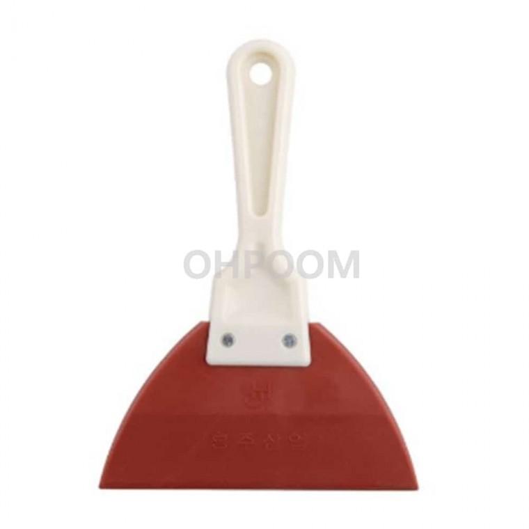 고무헤라 백색자루 스크래퍼 유리헤라 시트지헤라