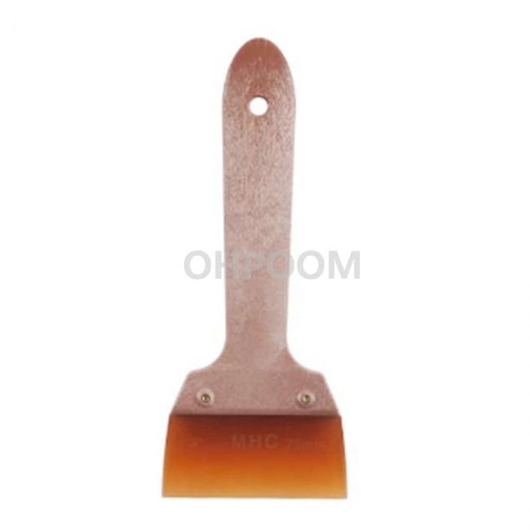 고무헤라 우레탄 밤색 75mm 스크래퍼헤라 공구헤라 도배헤라