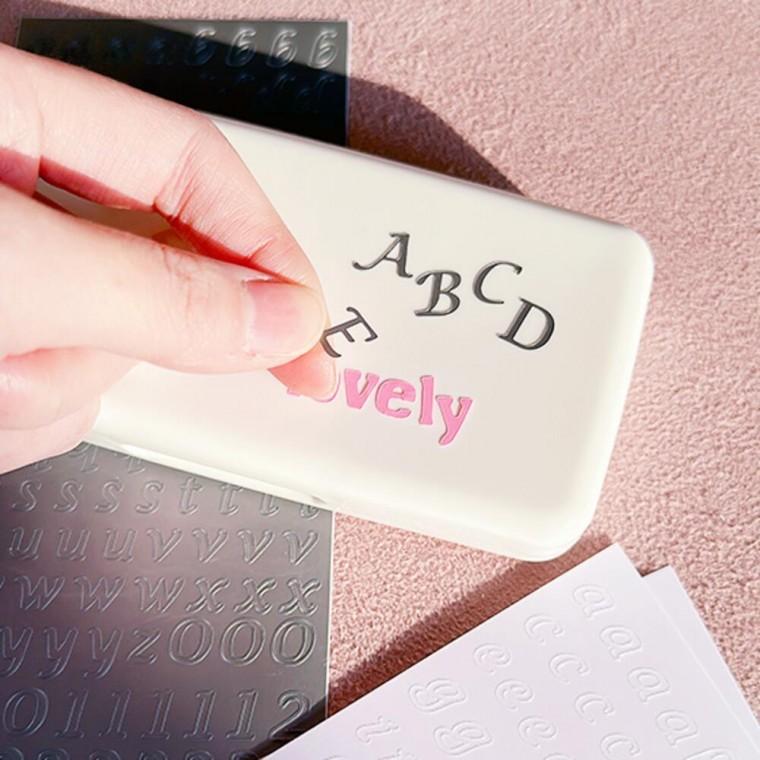 다꾸 대문자 미니 글자 카드 알파벳 영어 스티커