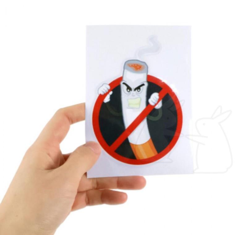 스티커 구역 건물 복도 팻말 표시판 표지판 금연