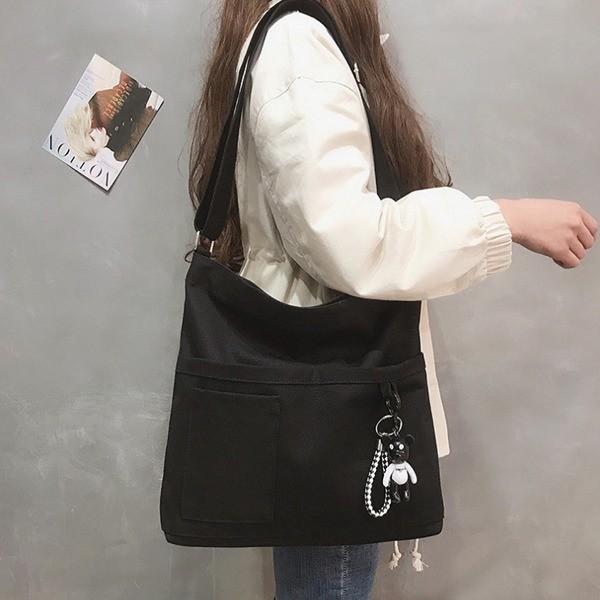 빅포켓 숄더 호보백 여성 데일리 캐주얼 가방