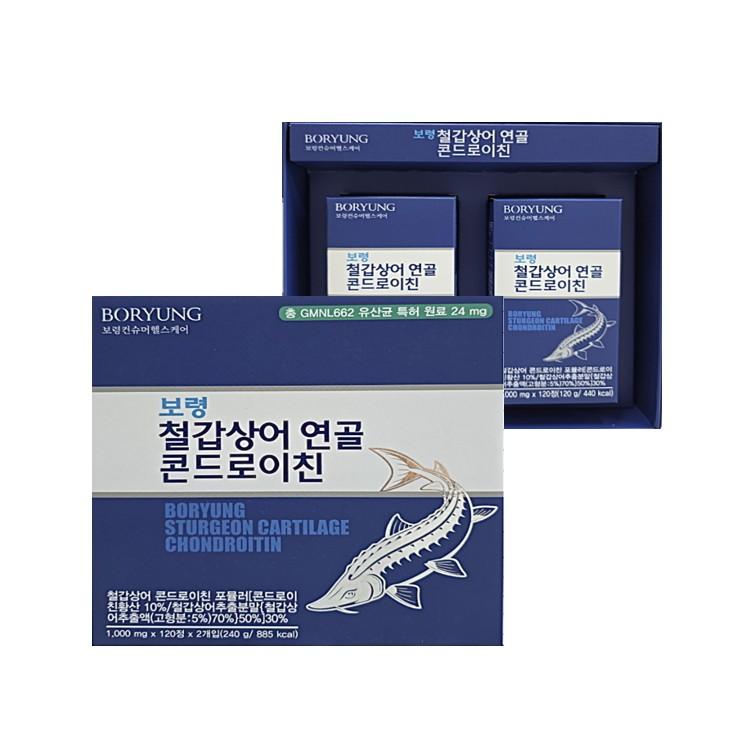 보령 철갑상어 연골 콘드로이친 1 000mg x 120정 x 2개입