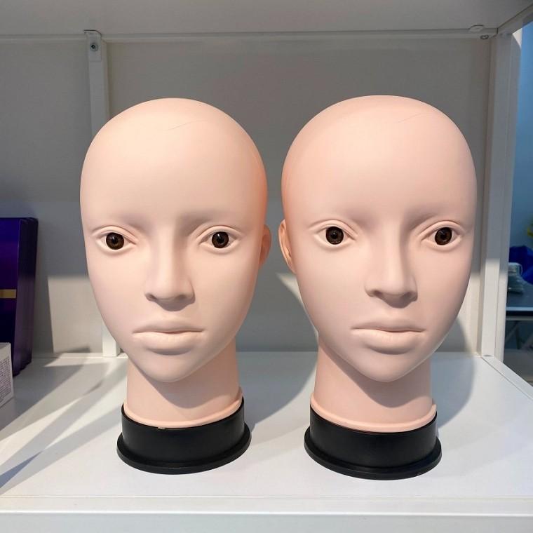 민두 실리콘 헤드 타투 연습용