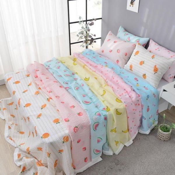 이불단품 시어서커 냉감 누빔이불 SS 155x200 6컬러 기숙사 원룸 여름이불 간절기