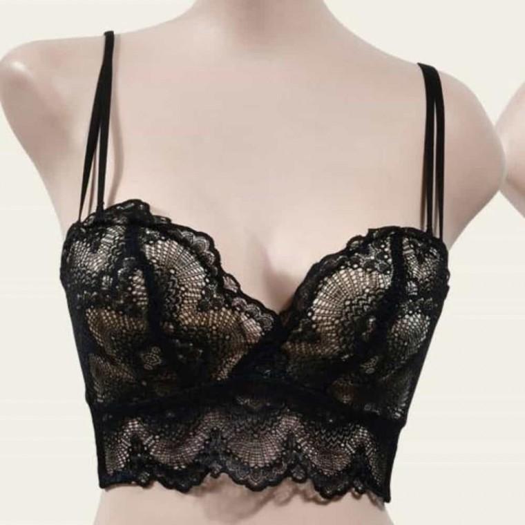 롱사이드본 C컵 브라 C컵브라 여자속옷 노와이어레이스브라