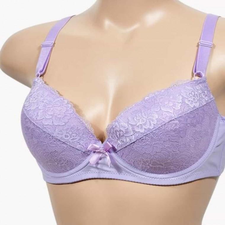 중앙 리본 E컵 브라 빅사이즈브래지어 빅사이즈여자속옷 빅사이즈속옷