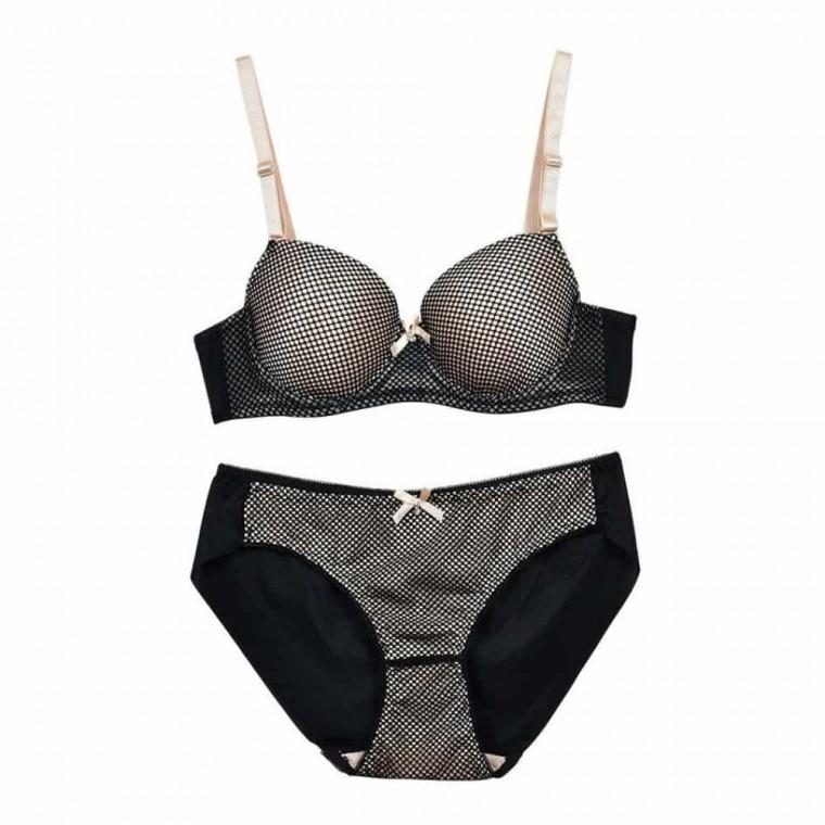 망사 B컵 브라팬티세트 여성속옷셋트 여성언더웨어 40대여자속옷