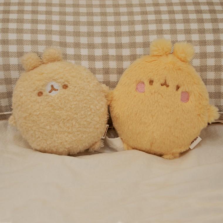 몰랑 털뚠뚠 포실포실 납작 인형 10cm 캐릭터인형 봉제인형 굿즈
