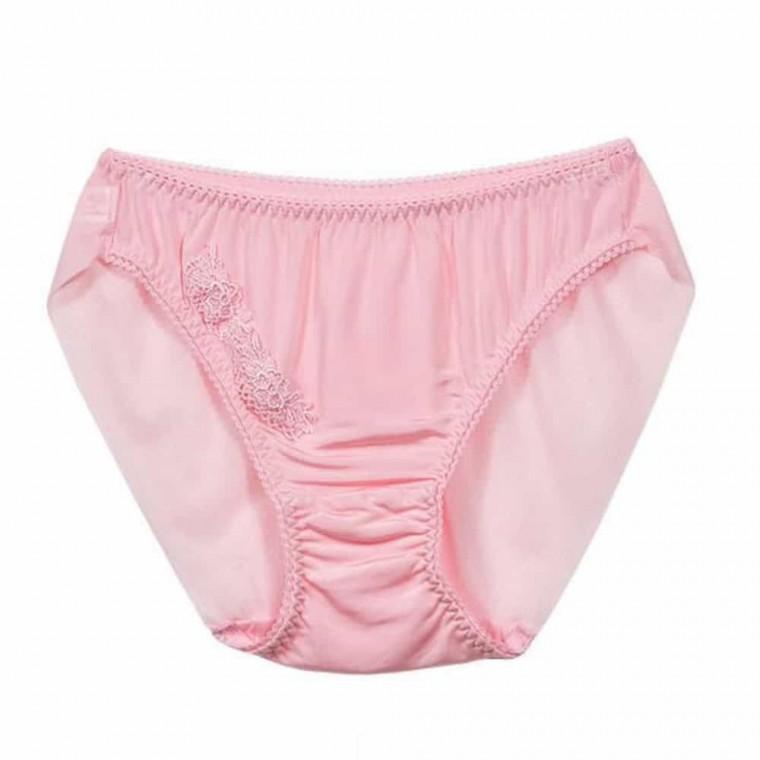 자수 무지 캐미컬 팬티 여자삼각팬티 핑크팬티 여성삼각팬티