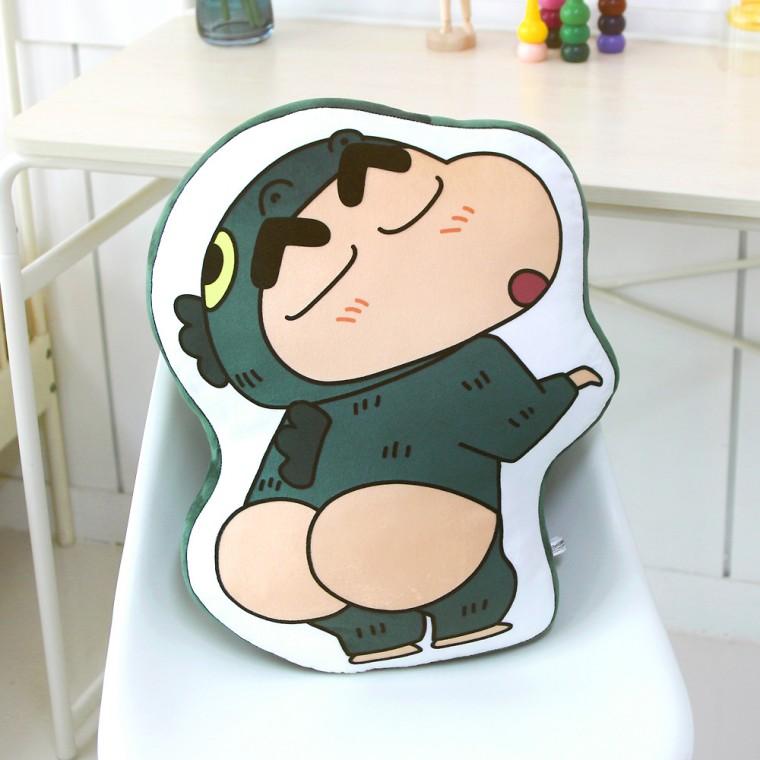 엉덩이괴수 짱구 라인프린트쿠션 쿠션 캐릭터쿠션 인테리어소품 굿즈
