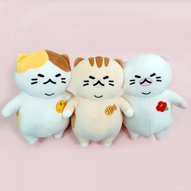제주냥이 뚱냥이 3종 25cm 캐릭터인형 봉제인형 굿즈 키덜트