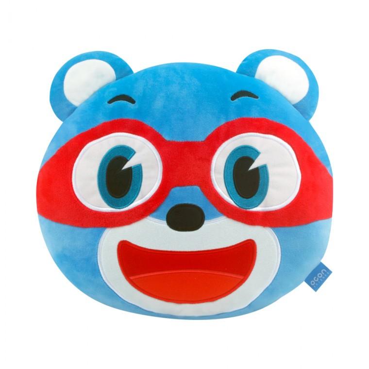 꼬마히어로 슈퍼잭 얼굴쿠션 쿠션 캐릭터쿠션 인테리어소품 굿즈