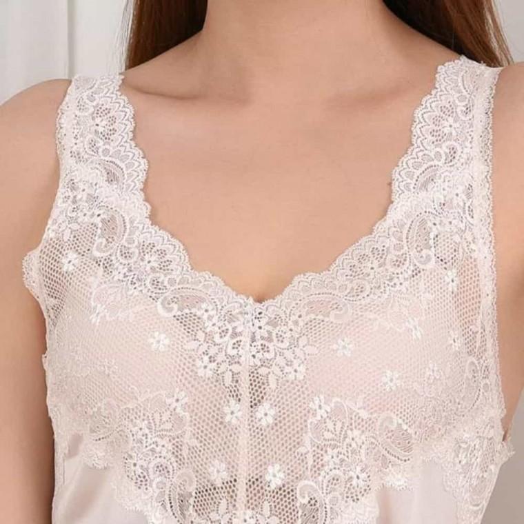 원단네크라인 런닝 여자민소매 여성런닝 심리스나시