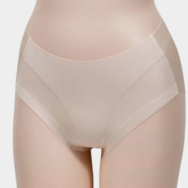 여성무봉제 미디팬티 기본팬티 스킨톤팬티 베이직팬티