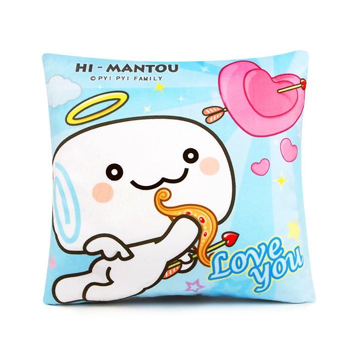 만토우 사각쿠션(33cm)-05 쿠션 캐릭터쿠션 인테리어소품 굿즈