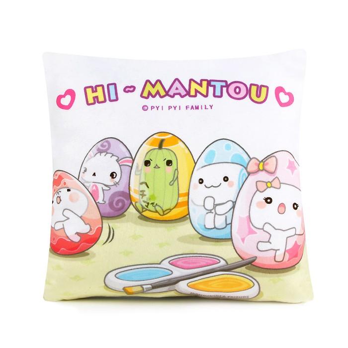 만토우 사각쿠션(33cm)-04 쿠션 캐릭터쿠션 인테리어소품 굿즈