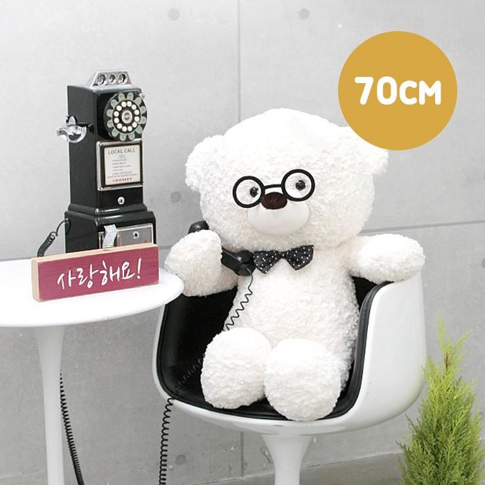 에이스베어 인형(70cm)-화이트 곰인형 대형곰인형 여자친구선물 굿즈