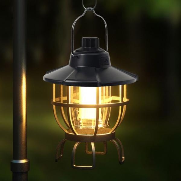 LED 해피무드 캠핑랜턴 L2 텐트 야외랜턴 랜턴 (블랙)