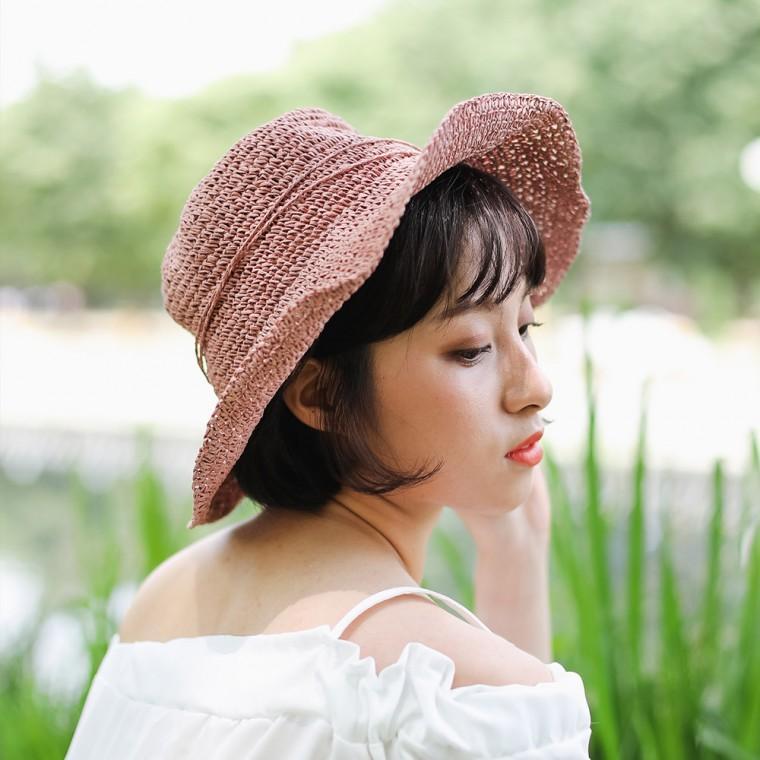 니스 왕골모자 해변 바캉스 비치 해외휴가패션