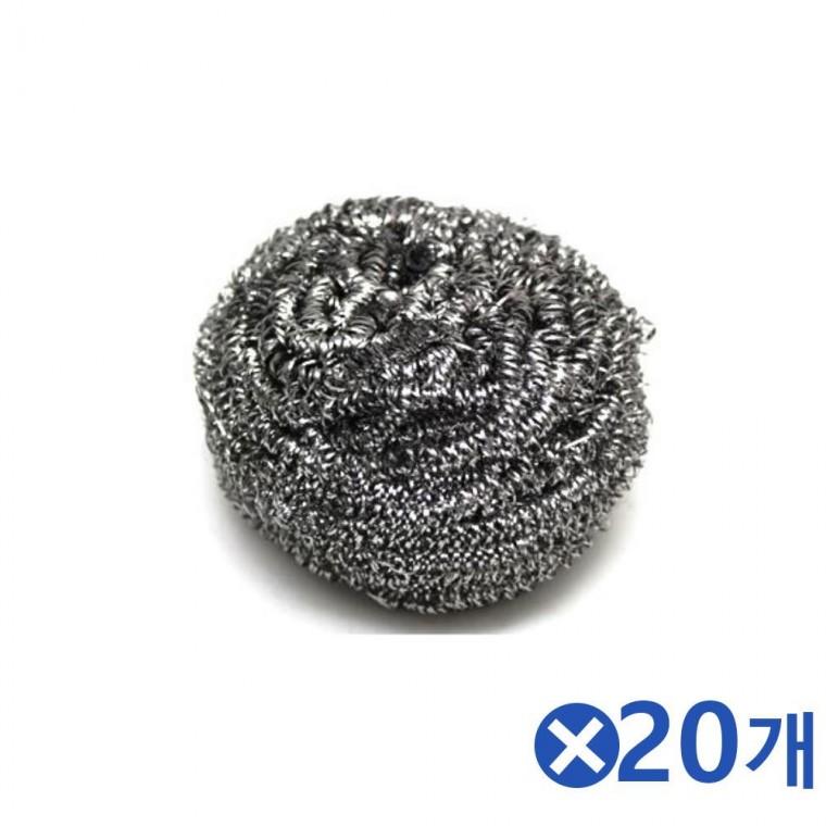 스테인레스 철수세미(35g) 브라이트 20개 브라이트수세미 세제