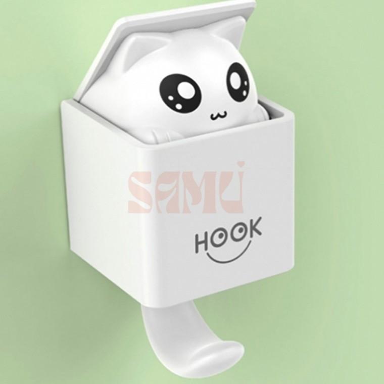 접착식 벽후크 화이트 걸이대 벽걸이행거