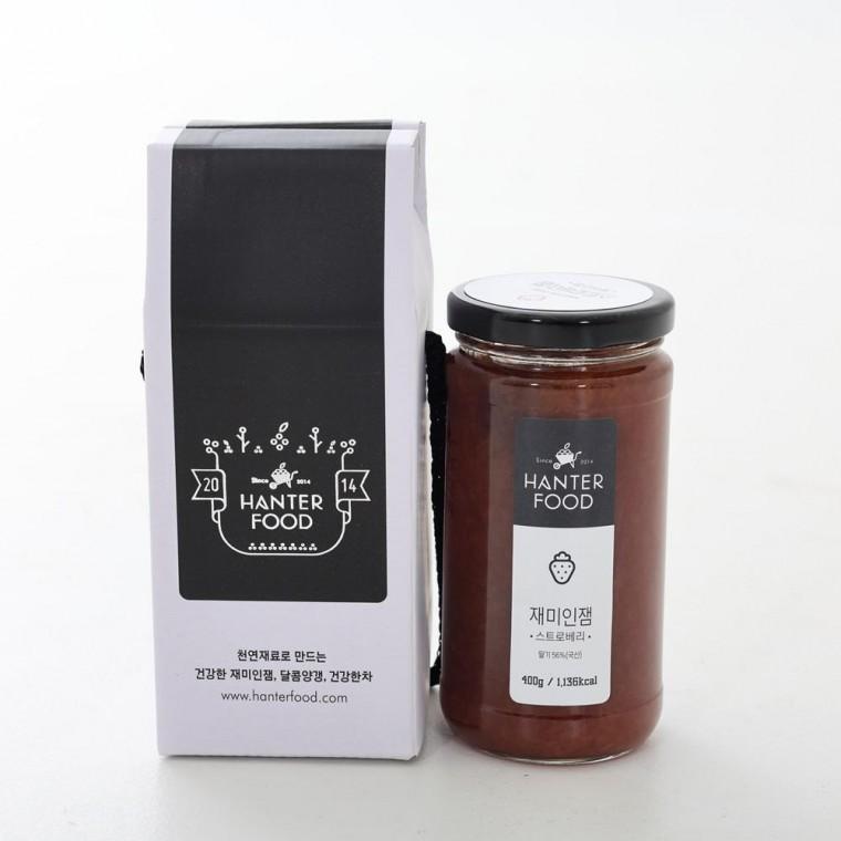 딸기잼 400g 수제 무설탕 건강잼 국내산잼 수제잼 국내산 가공식품