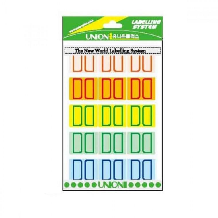 일반견출지 혼합 29x23mm 견출스티커 이름표라벨지 파일정리스티커 인덱스분류