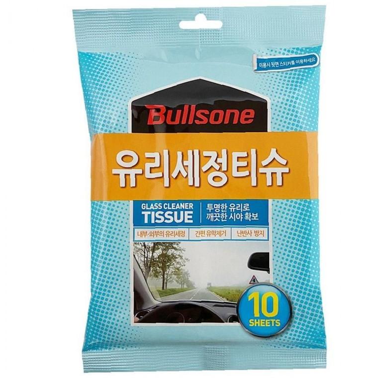 불스원 유리세정 소프트 티슈(10매)유막제거 난반사방지 코팅